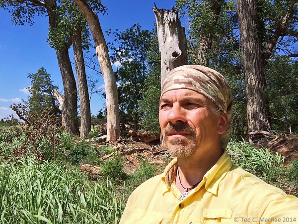 A "selfie" makes the trip official.